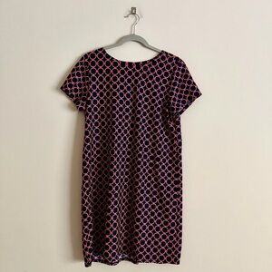 Jude Connally Red Blue Geometric Lightweight Jude Cloth Ella Dress Size Medium